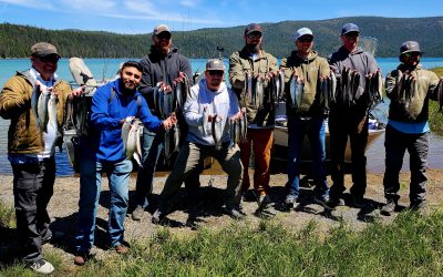Fishing on Paulina Lake Was Red Hot
